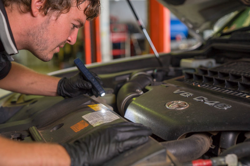 Logbook servicing at Plug's Auto Repairs